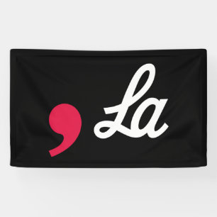 Comma La Funny Punctuation Kamala Harris Banner