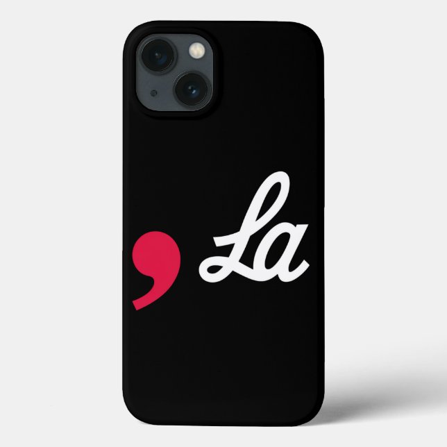 Comma La Funny Punctuation Kamala Harris Case-Mate iPhone Case (Back)