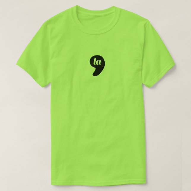 Comma-la is Brat T-Shirt (Design Front)