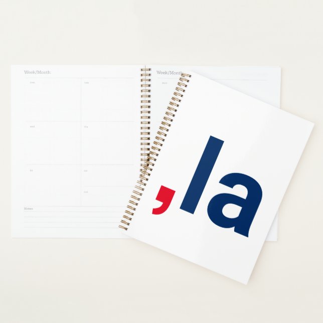 Comma La kamala funny pronunciation patriotic Planner (Display)