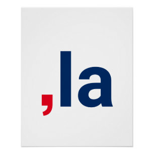 Comma La kamala funny pronunciation patriotic Poster