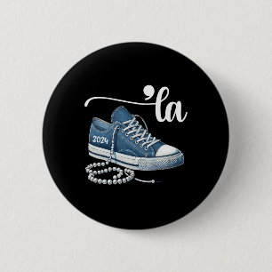 Comma La Kamala Harris024 Cute Shoes Election025 6 Cm Round Badge