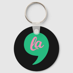 Comma La Kamala Harris 2022 Election Voting Costum Key Ring