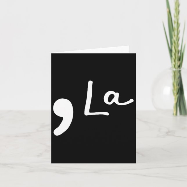 Comma La Kamala Harris 2024 Tank Top  Card (Front)