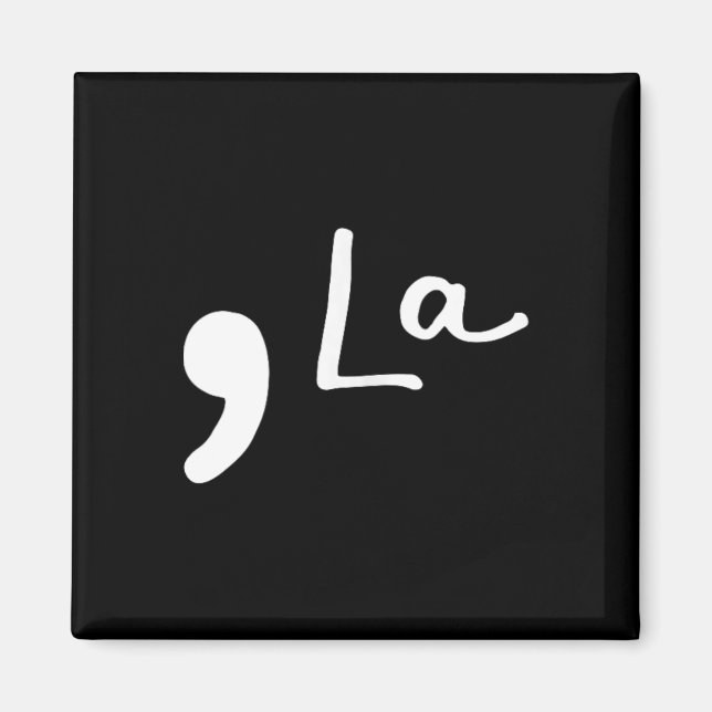 Comma La Kamala Harris 2024 Tank Top  Magnet (Front)