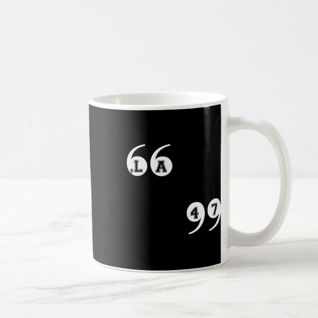 Comma La Kamala Harris 47  Coffee Mug (Right)
