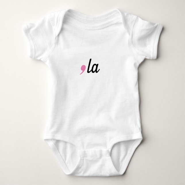 Comma La Kamala Harris baby bodysuit (Front)