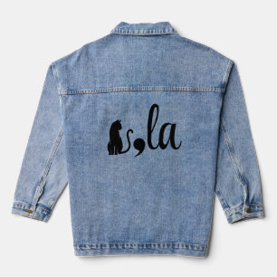 Comma La Kamala Harris - cat mum for Kamala Denim Jacket
