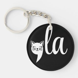 Comma La Kamala Harris - cat mum for Kamala Key Ring
