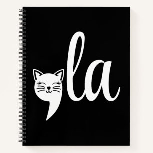 Comma La Kamala Harris - cat mum for Kamala Notebook