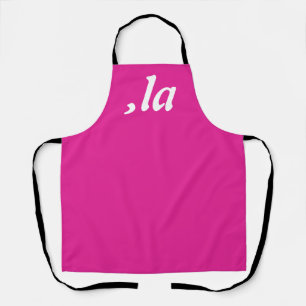 Comma La Kamala Harris - customised text design Apron