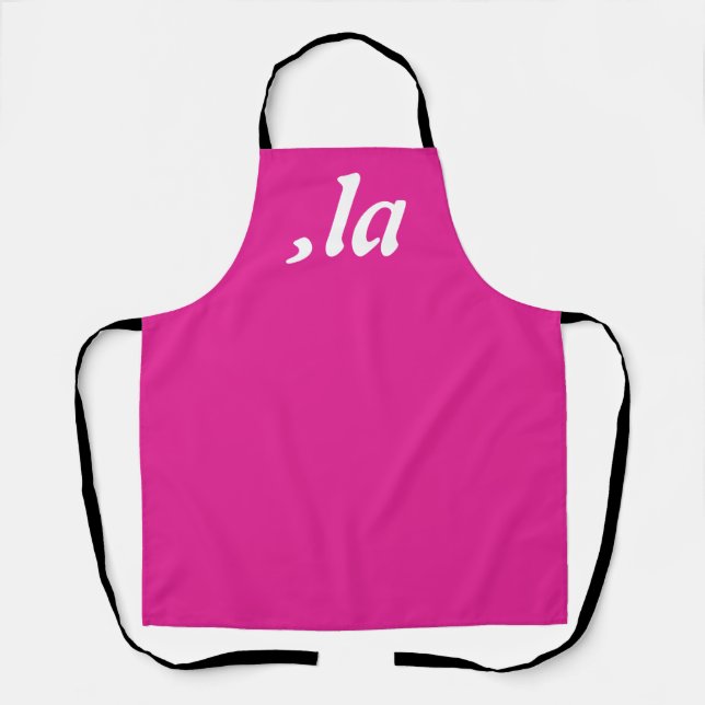 Comma La Kamala Harris - customised text design  Apron (Front)