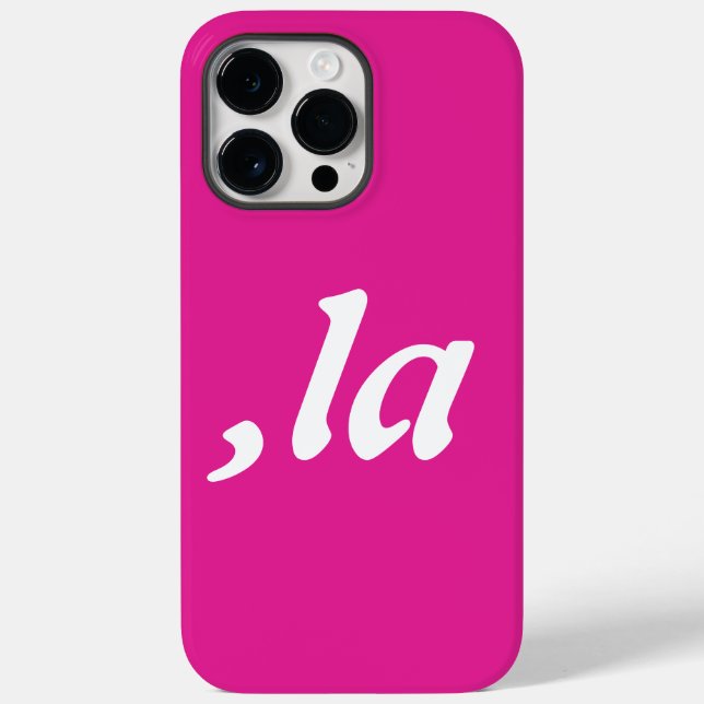 Comma La Kamala Harris - customised text design  Case-Mate iPhone Case (Back)