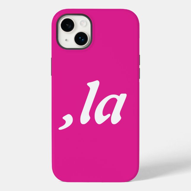 Comma La Kamala Harris - customised text design  Case-Mate iPhone Case (Back)