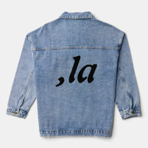 Comma La Kamala Harris - customised text design Denim Jacket