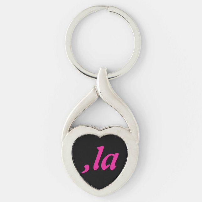 Comma La Kamala Harris - customised text design  Key Ring (Front)