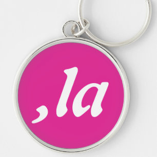 Comma La Kamala Harris - customised text design Key Ring