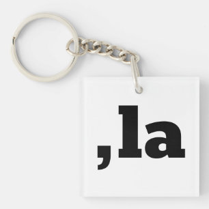 Comma La Kamala Harris - customised text design Key Ring