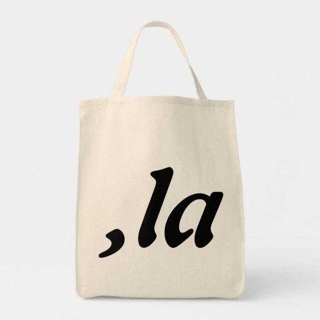 Comma La Kamala Harris - customised text design  Tote Bag (Front)