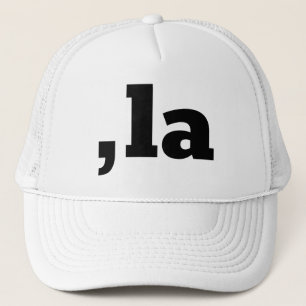 Comma La Kamala Harris - customised text design  Trucker Hat
