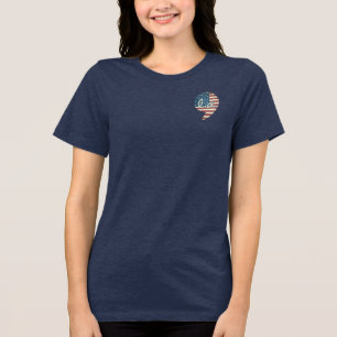Comma + La Kamala Harris For President 2024 Electi Tri-Blend Shirt