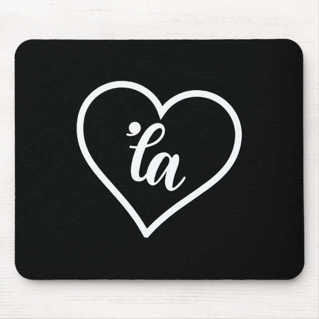 Comma La Kamala Harris For President 2024 Election Mouse Pad (Front)