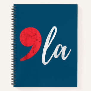 Comma La Kamala Harris For President 2024 Election Notebook