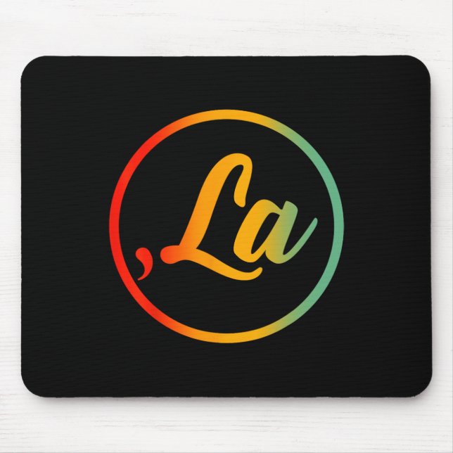 Comma La Kamala Harris For President 2024  Mouse Pad (Front)