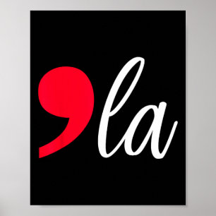 Comma La Kamala Harris For President 2024 Women Me Poster