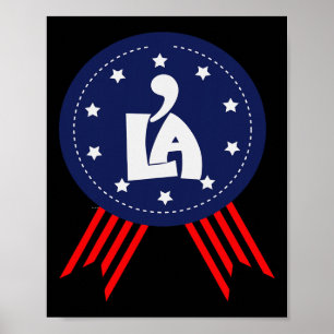 Comma La Kamala Harris For President Vote 2024 Kam Poster