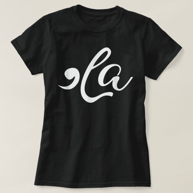 Comma La Kamala Harris Funny T-Shirt (Design Front)