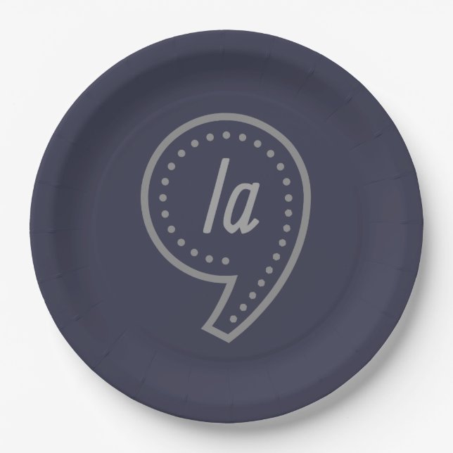 Comma la Kamala Harris Paper Plate (Front)