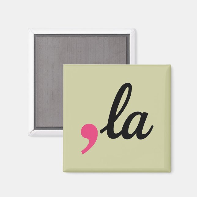 Comma La Kamala Harris President 2024 Stop Project Magnet (Front/Back)