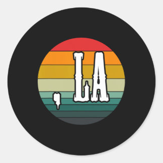 Comma La Kamala Harris Presidential Supporters Tee Classic Round Sticker