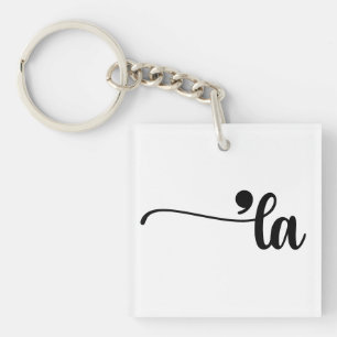 Comma La Kamala Harris Punctuation La Election Key Ring