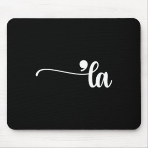 Comma La Kamala Harris Punctuation La Election Vot Mouse Pad
