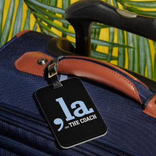 Comma La Kamala Harris Tim Walz Coach 2024  Luggage Tag