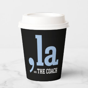 Comma La Kamala Harris Tim Walz Coach 2024 Paper Cups