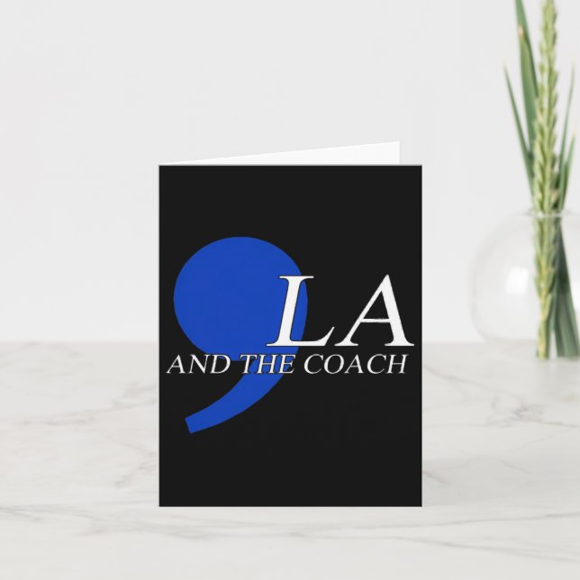 Comma La Kamala Harris Tim Wheimer Coach 2024 La C Card (Front)