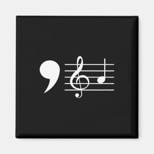 Comma La Music Notes Kamala Harris Music Teacher E Magnet