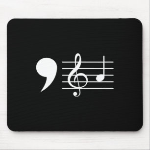 Comma La Music Notes Kamala Harris Music Teacher E Mouse Pad