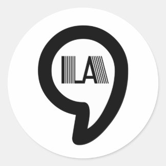 CommaLa - Kamala Classic Round Sticker