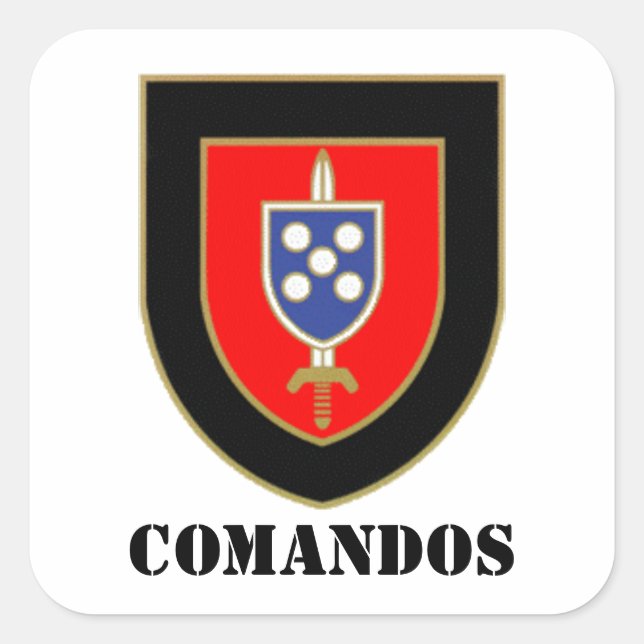 Command Badge Square Sticker (Front)