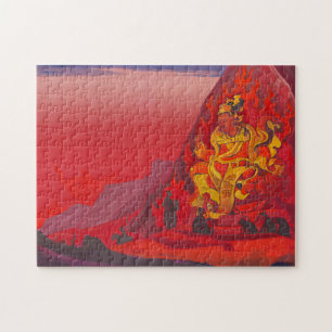 Command of Rigden Djapo by Nicholas Roerich Jigsaw Puzzle