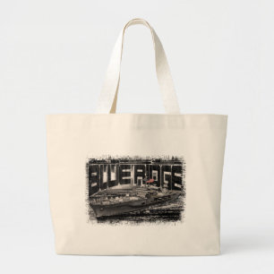 Command ship Blue Ridge Jumbo Tote Tote Bag