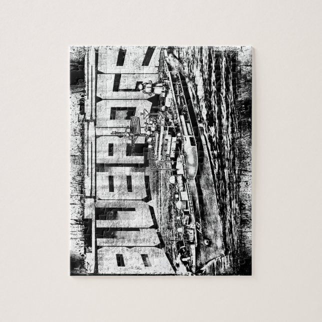 Command ship Blue Ridge Puzzle (Vertical)