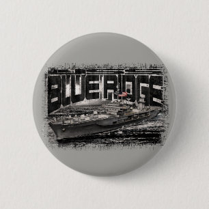 Command ship Blue Ridge Round Button Button