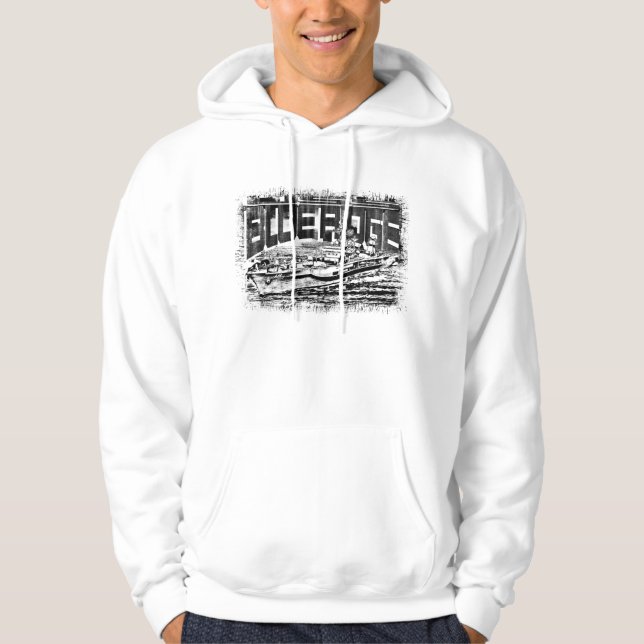 Command ship Blue Ridge T-Shirt Hoodie (Front)