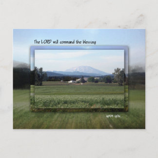 Command the Blessing Postcard