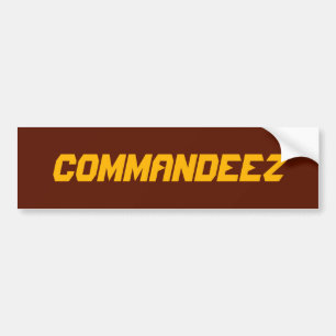 Commandeez: for the tortured football fan bumper sticker